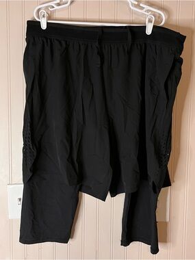 Russell Athletic black training fit shorts with intellifresh  Size XXL